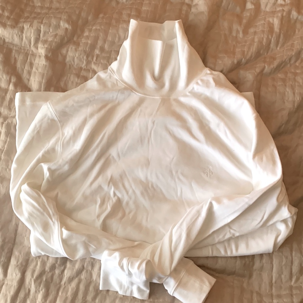 Men’s White Brooks Brothers Turtleneck - XL